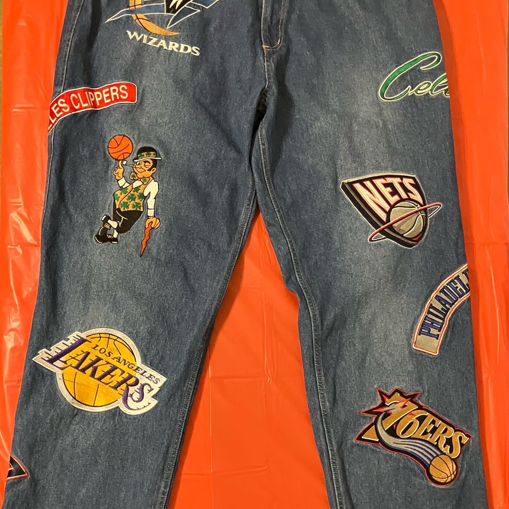 Vintage y2k nba baggy jeans